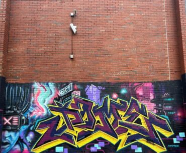 Friends and I recently did a cyberpunk graffiti Production.