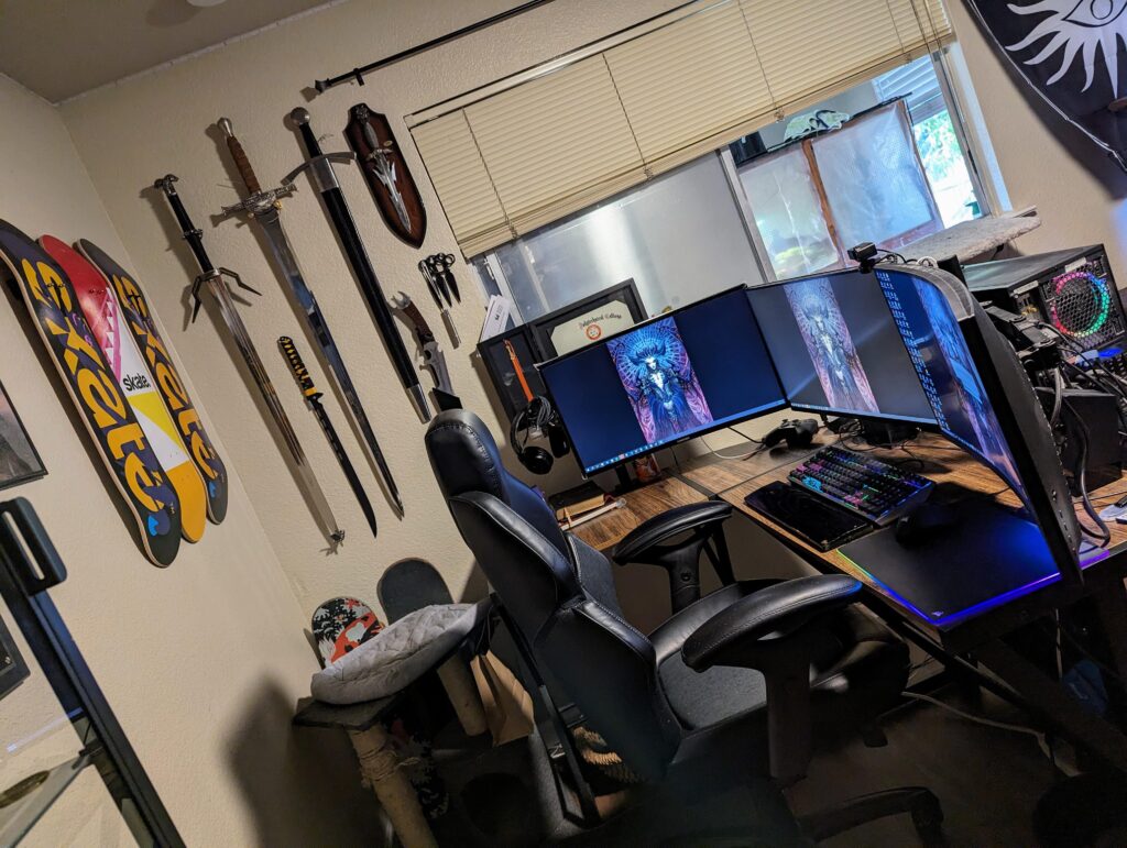 My WFH and Gaming Battle Station