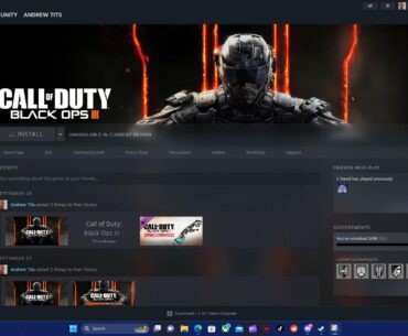 I bought bo3 after it was on sale, and when I tried to download it, this is what I found. Is there a solution for the this Rg : Argentine