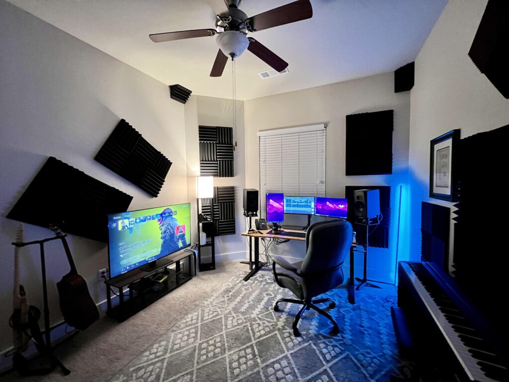 WFH/recording studio/gaming setup. Safe to say I spend most of my time here
