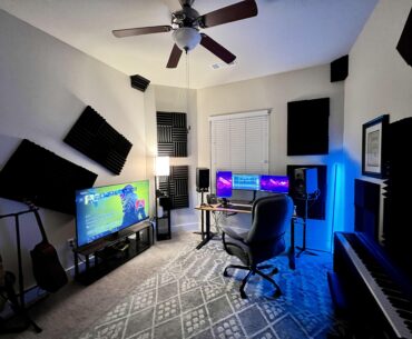 WFH/recording studio/gaming setup. Safe to say I spend most of my time here