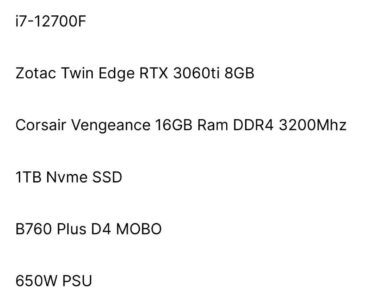 I need advice on how much this PC should be worth, I’m clueless when it comes to specs..
