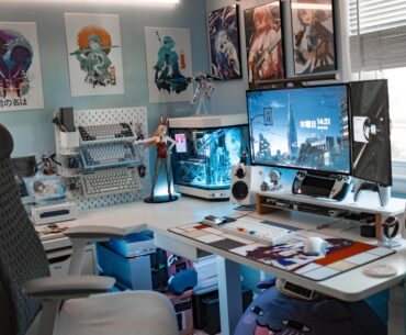 White & Blue Battlestation