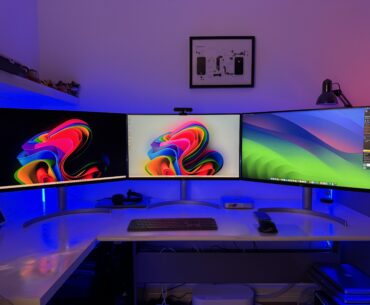 Out with the 30” Apple Cinema Displays. In with the LG 32UN650Ps.