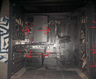 How can I improve airflow? Do I have to add 3 fans from the top?