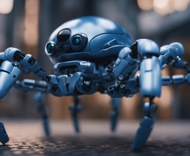 Blue ghost spider.