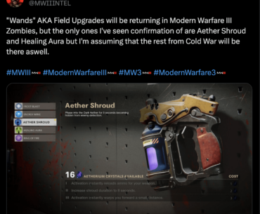 Not surprising since we saw them in the trailer, but it does look like Field Upgrades are returning
