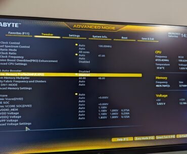Can't find the voltage settings for my memory.