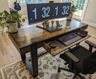Chill work from home setup