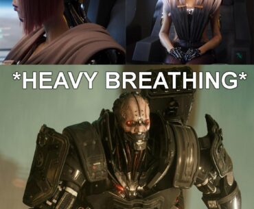 Songbird looks like a Half Cyborg