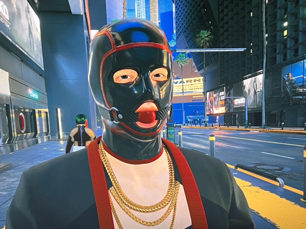 Have you guys seen this guy randomly walking around Night City?