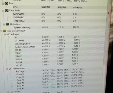 6800k overclocking issues. Won't draw past 30w