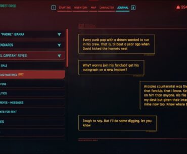One Of Corpo V's Respond About Him Knowing Who David Is