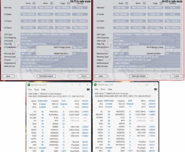 XPG Caster (Expo) vs G Skill Trident Z5 Neo (Expo) memory benchmark results (both DDR5 6000Mhz CL30 2x16GB)