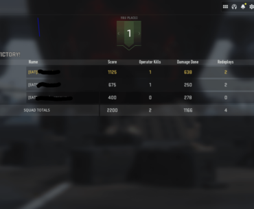 Got in a match with only one other squad.
