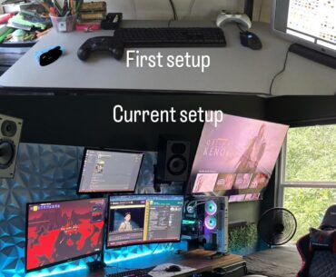 First Setup vs. Current Setup