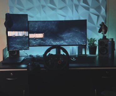 My work+game setup