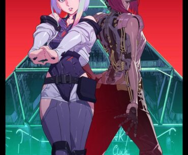 Yoh Yoshinari (Edgerunners character designer) - Edgerunners anniversary x Phantom Liberty Art