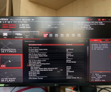 Corsair Dominator Platinum RGB CMT32GX5M2X5600C36; DDR5 5600 to 6400 ;) Intel Z690