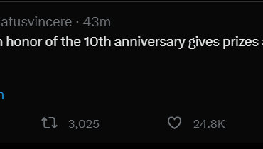 Navi team in honor of the 10th anniversary gives prizes available