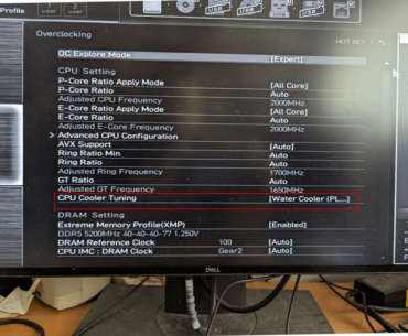 MSI Z790 board - what settings does the CPU Cooler Tuning profile change in addition to Long/Short Power Limits?