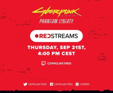 Next Episode of REDstream announced, coming September 21st at 4 PM CEST on Twitch