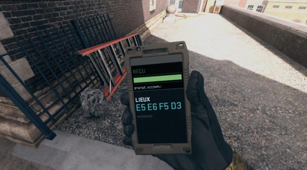 Phone with coordinate on BR