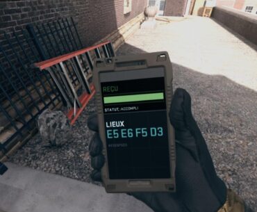 Phone with coordinate on BR
