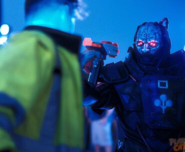 My Adam Smasher cosplay at Dragoncon