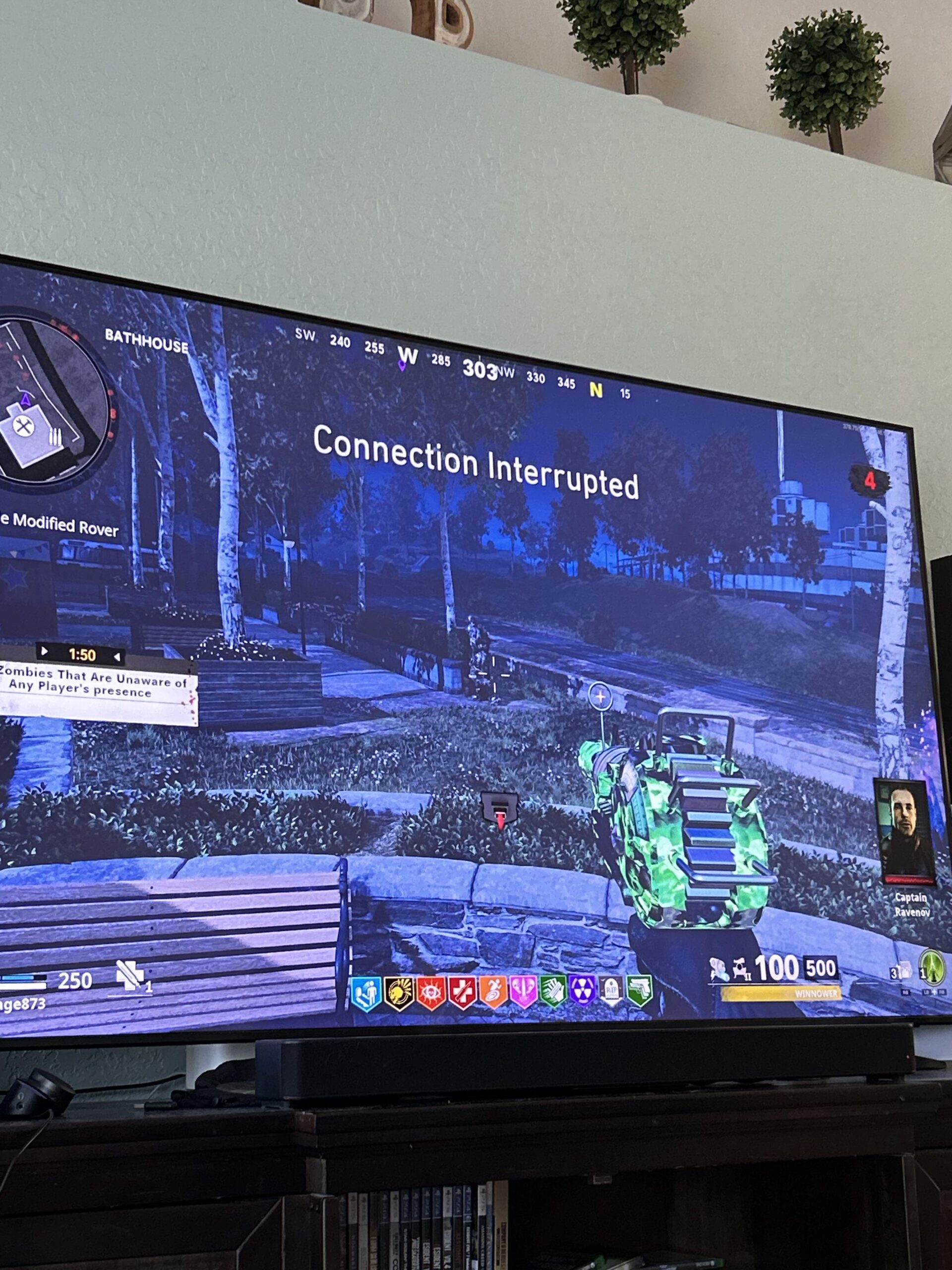 Connection interrupted Connection interrupted