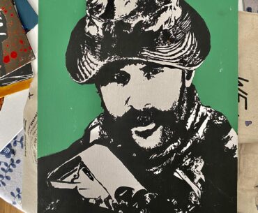Artist from Ireland. Finished my acrylic painting of Captain Price last month ✌🏻