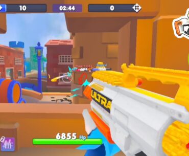Nerf War | Old Town victory Gameplay #49 (Nerf First Person Shooter)
