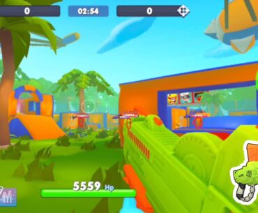 Nerf War | Water Park Battle victory Gameplay #50 (Nerf First Person Shooter)