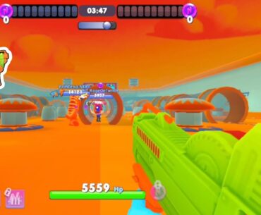 Nerf War | Pinball Arena triple victory Gameplay #52 (Nerf First Person Shooter)