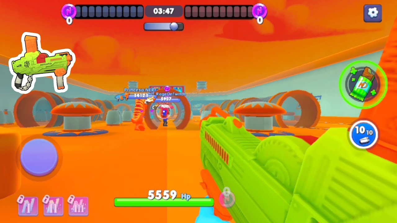 Nerf War | Pinball Arena triple victory Gameplay #52 (Nerf First Person Shooter) Nerf War | Pinball Arena triple victory Gameplay #52 (Nerf First Person Shooter)