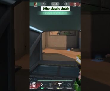 10HP clutch #valorant #shorts