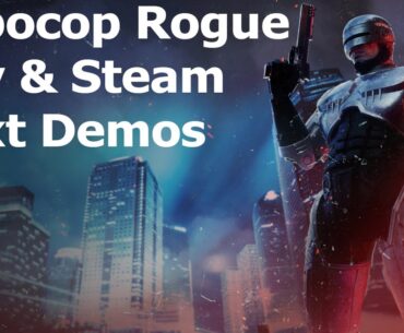 Robocop Rogue City Steam Demo upcomming retro first Person Shooter