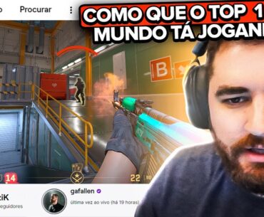 FALLEN REAGINDO AO BRASILEIRO TOP 1 MUNDIAL DO CS2 JOGANDO!