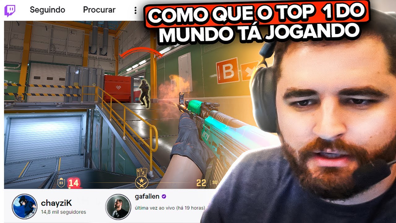 FALLEN REAGINDO AO BRASILEIRO TOP 1 MUNDIAL DO CS2 JOGANDO! FALLEN REAGINDO AO BRASILEIRO TOP 1 MUNDIAL DO CS2 JOGANDO!
