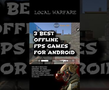 MY 3 FAVOURITE FPS GAMES for ANDROID #androidferret #androidfpsgames #bestandroidfpsgames
