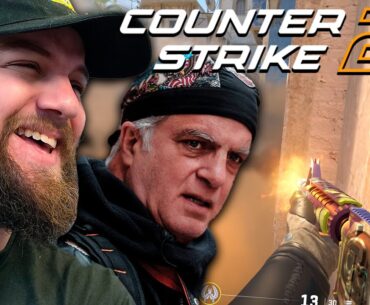 INVITÉ a mi PADRE a JUGAR COUNTER STRIKE 2... (59 años)