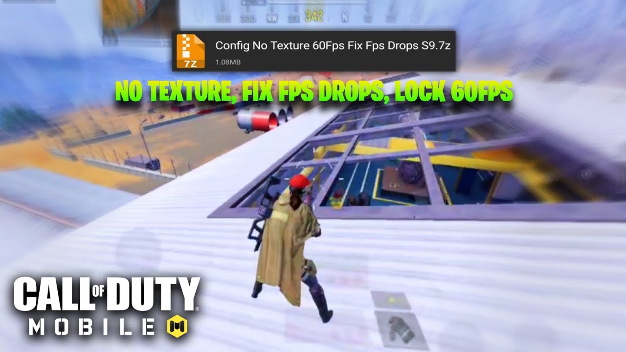 NO TEXTURE 60FPS CONFIG IN COD MOBILE | FIX FPS DROPS CODM SEASON 9 NO TEXTURE 60FPS CONFIG IN COD MOBILE | FIX FPS DROPS CODM SEASON 9