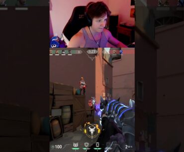 100 Thieves Coach taught me how to play valorant, and this happened... #valorantclips #gaming