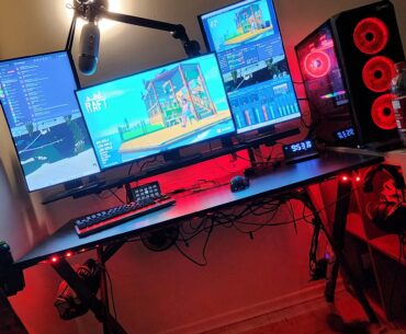 rate the set up, roast the cable management