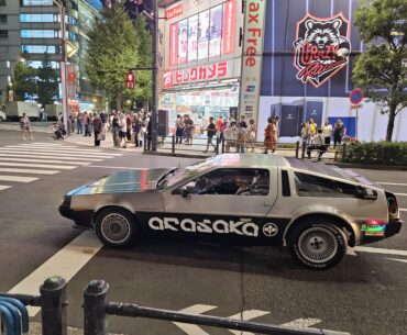 I just saw this arasaka car in Akihabara, Japan