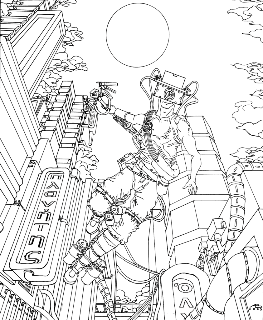 Finished my line work for Hermes