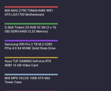 Anyone see any problems with this build?