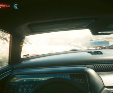 It almost feels like CDPR has something against players driving in first person