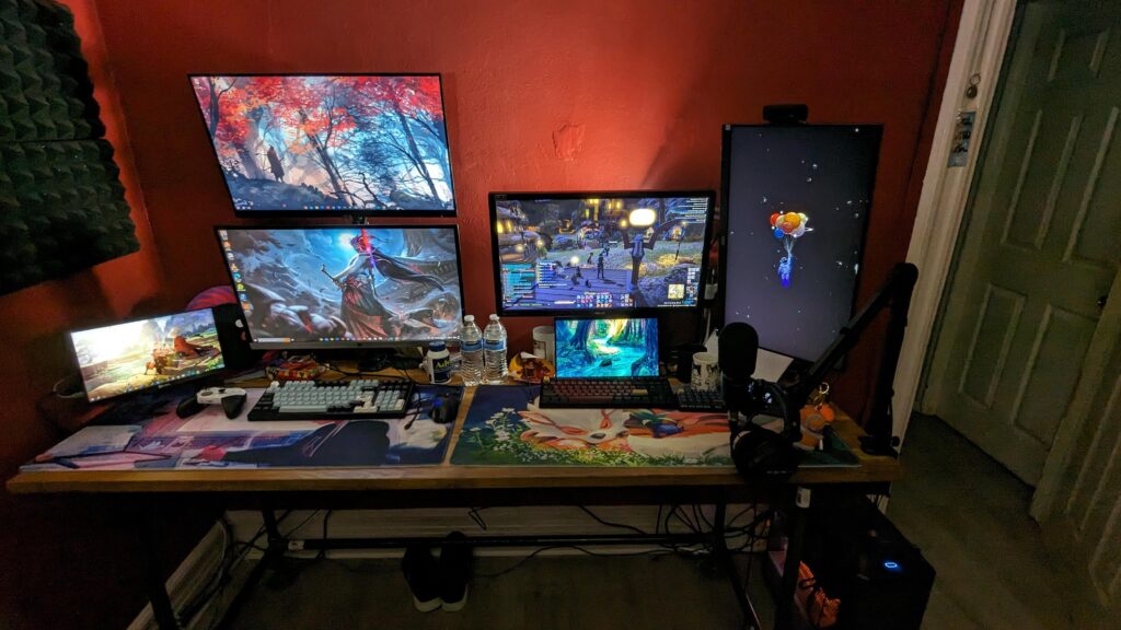 Couple's battlestation updated from 5 years!