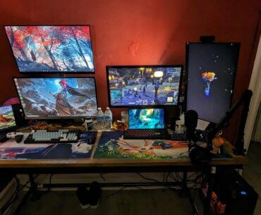Couple's battlestation updated from 5 years!
